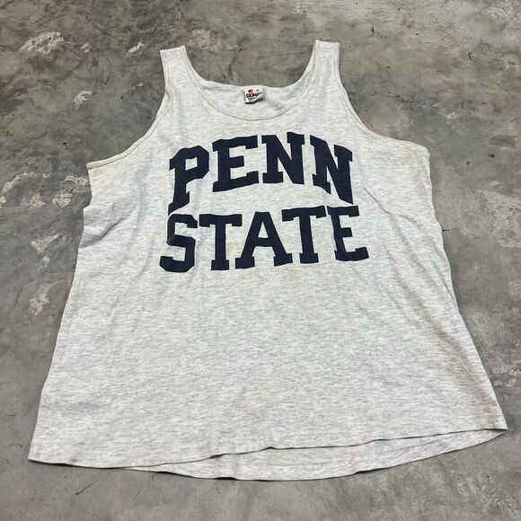 Vintage 90’s Penn State Tank Top Size XL front And Back Hit Signal READ - Picture 1 of 8